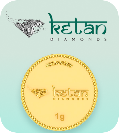Ketan Diamonds Gold Coin