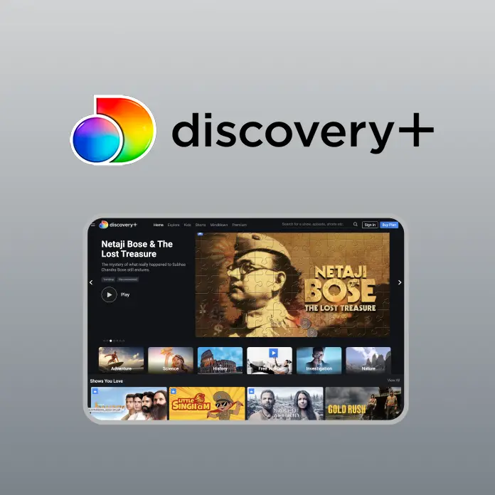 Discovery+ card art