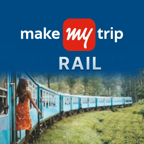 MakeMyTrip Rail logo